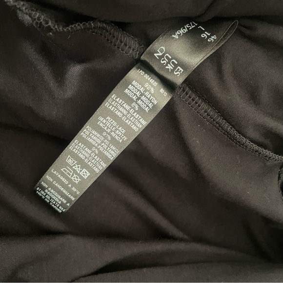 La Perla Black Lace Hem Cuffs Robe Size Large - Picture 4 of 4